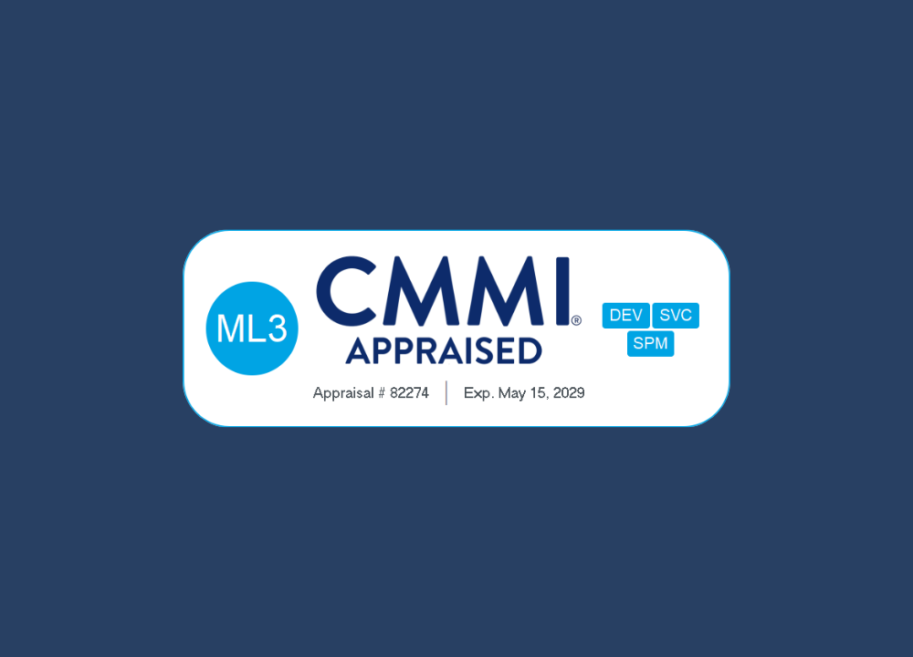 CMMI Maturity Level 3 appraisal